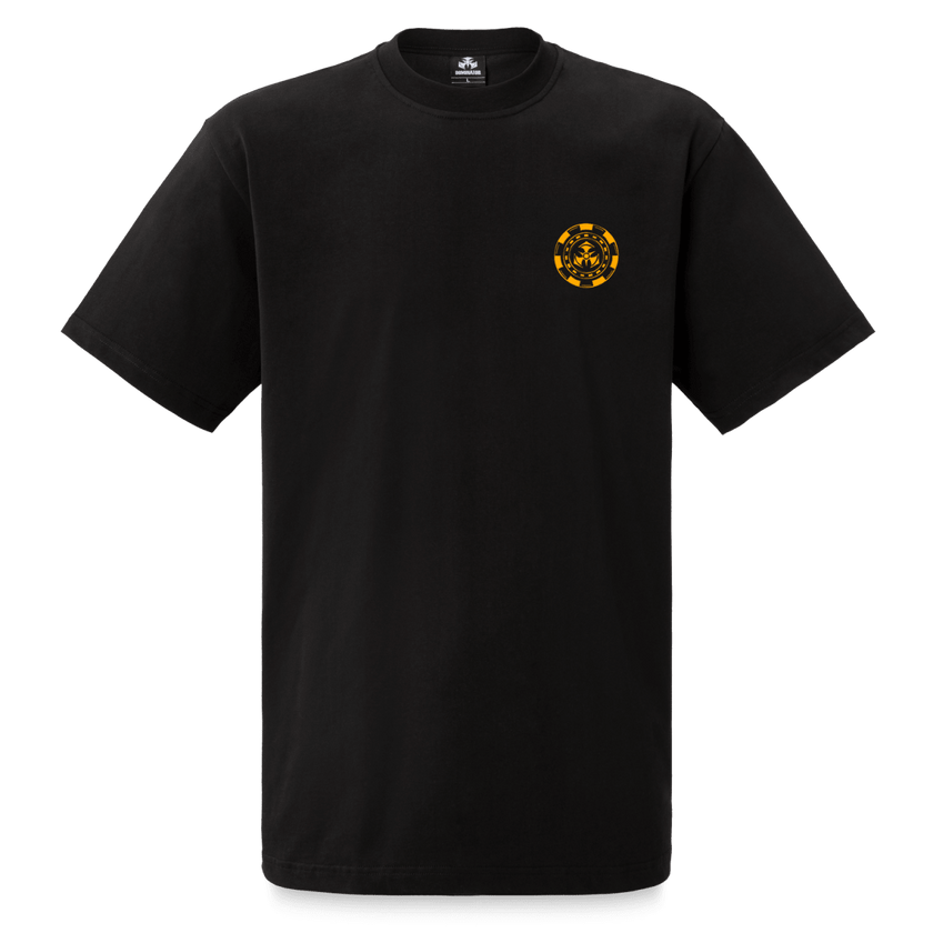 01. T-shirt Line - up black - Dominator Festival Store - TS1DOM2601