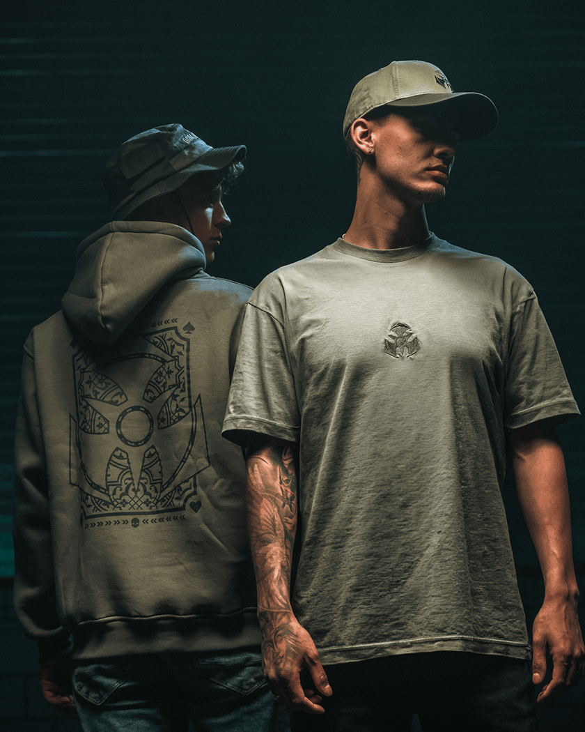 06. T-shirt Spade utility green - Dominator Festival Store - TS1DOM2606