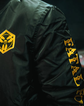24. Bomber Jacket Spade Yellow black image