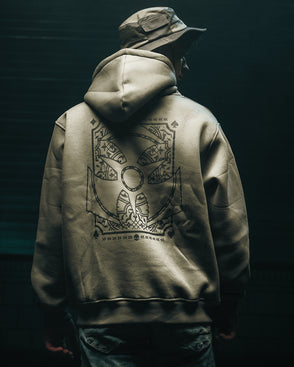 27. Hooded Sweater Artwork Utility green image