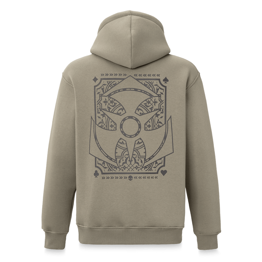 27. Hooded Sweater Artwork Utility green - Dominator Festival Store - HS1DOM2627