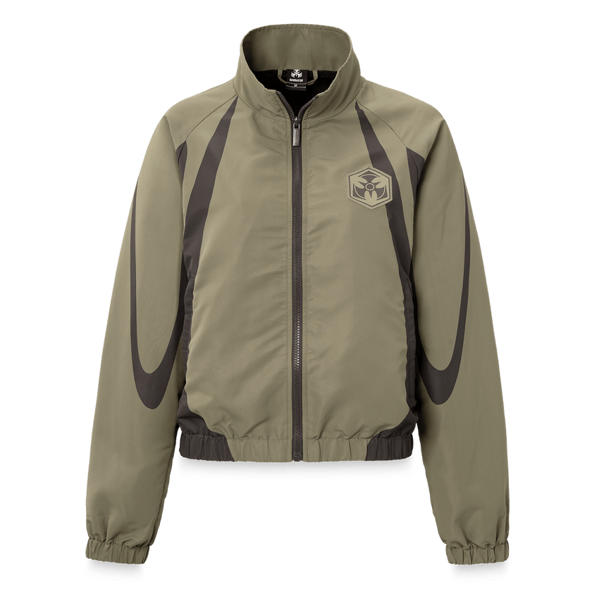 41. Track Jacket Utility Green cropped fit - Dominator Festival Store - TJ2DOM2641