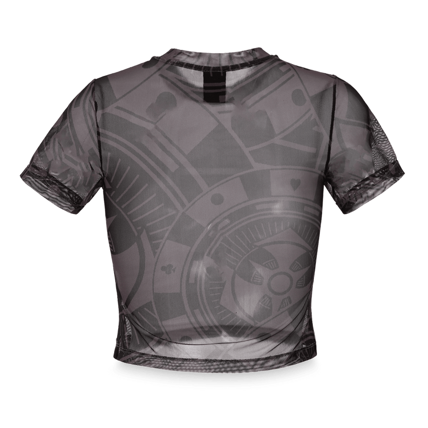 43. Baby Tee Mesh black - Dominator Festival Store - ST2DOM2643