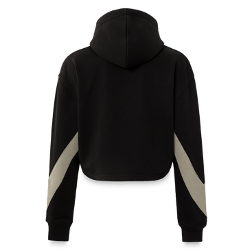 46. Hooded Sweater Utility Green/black cropped fit image