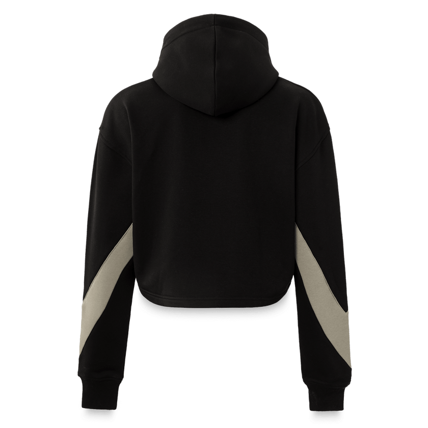 46. Hooded Sweater Utility Green/black cropped fit - Dominator Festival Store - HS2DOM2646