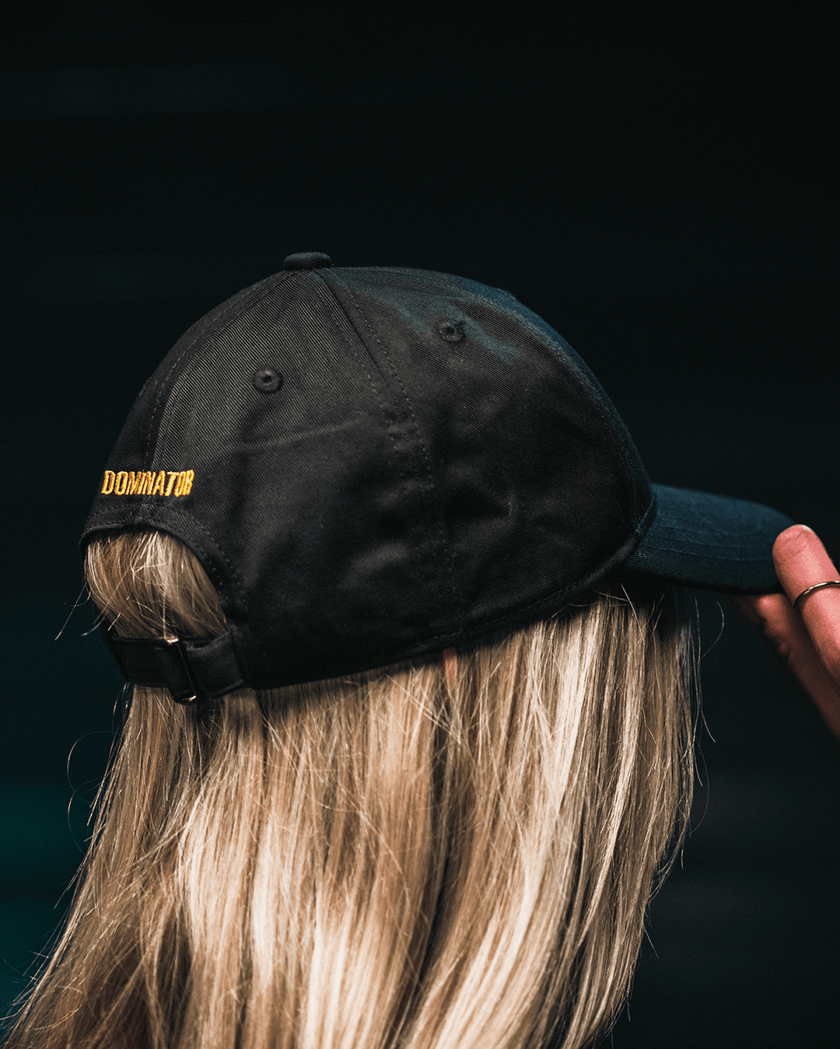 53. Baseball Cap Yellow/black - Dominator Festival Store - CAP3DOM2653