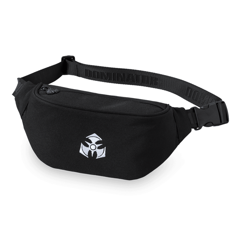 60. Fannypack Original black - Dominator Festival Store - FBAG3DOMB160