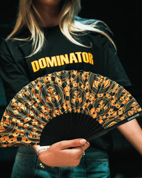 70. Handfan Poker Chips Black/yellow image