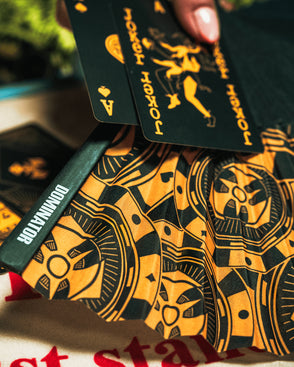 70. Handfan Poker Chips Black/yellow image
