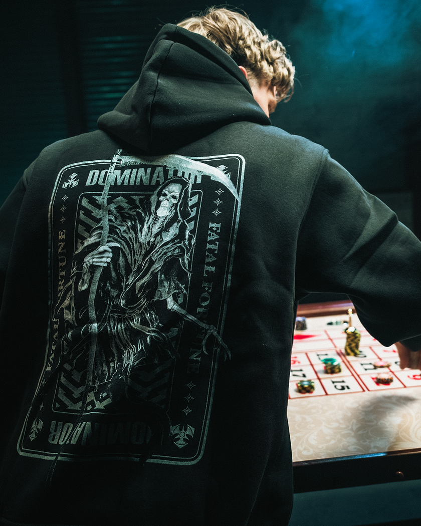 26. Hooded Sweater Card Artwork black